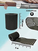 Карнизная вентиляционная лента ПВД 100*5000*1,1 мм (1 шт.) цв. Серый, фото 2