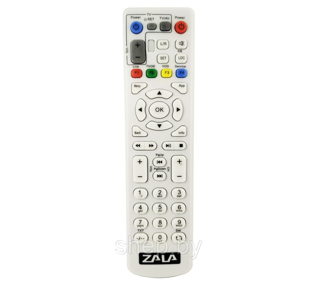 Пульт для ZALA IP-TV ic интерактивное черный, белый - фото 2 - id-p196084343