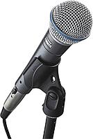 Микрофон проводной Shure Beta 58A с держателем