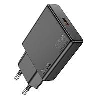 Сетевое зарядное устройство Hoco N37 (PD20W Type-C) цвет: черный