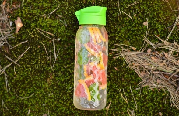 Бутылка Bottle 0,45L, Прозрачный/ зеленый - фото 4 - id-p191638820