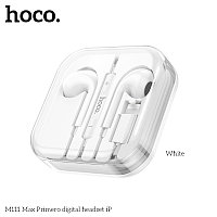 Наушники Hoco M111 Max iPhone цвет: белый, черный