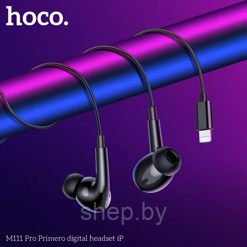 Наушники Hoco M111 Pro iPhone цвет: черный - фото 4 - id-p220730250