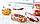 Контейнер пищевой квадратный Smart cook 0,7л, красный, фото 4