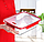 Контейнер пищевой прямоугольный Smart cook 2,3 л, красный, фото 8
