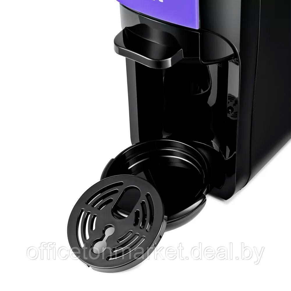 Кофеварка Kitfort KT-7105-1, черно-фиолетовая - фото 2 - id-p220727337