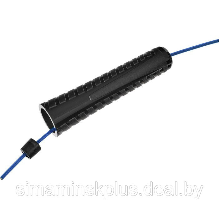 Скакалка с металлическим шнуром Bradex SF 0879, для фитнеса, 3 метра, синяя - фото 5 - id-p220730986