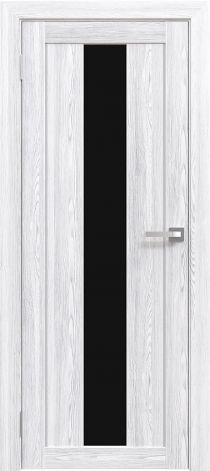 Двери межкомнатные экошпон Амати 5 Черное стекло - фото 3 - id-p120821303