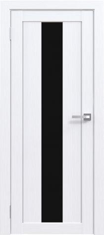 Двери межкомнатные экошпон Амати 5 Черное стекло - фото 4 - id-p120821303
