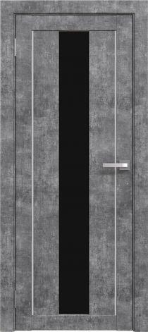 Двери межкомнатные экошпон Амати 5 Черное стекло - фото 8 - id-p120821303