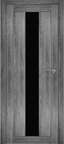 Двери межкомнатные экошпон Амати 5 Черное стекло - фото 9 - id-p120821303