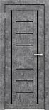 Двери межкомнатные экошпон  Амати 6 Черное стекло, фото 5