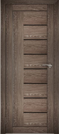 Двери межкомнатные экошпон Амати 7 Черное стекло - фото 4 - id-p120821764