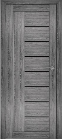 Двери межкомнатные экошпон Амати 7 Черное стекло - фото 10 - id-p120821764