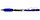 Ручка шариковая автоматическая Staff Basic корпус прозрачный, стержень синий, фото 2