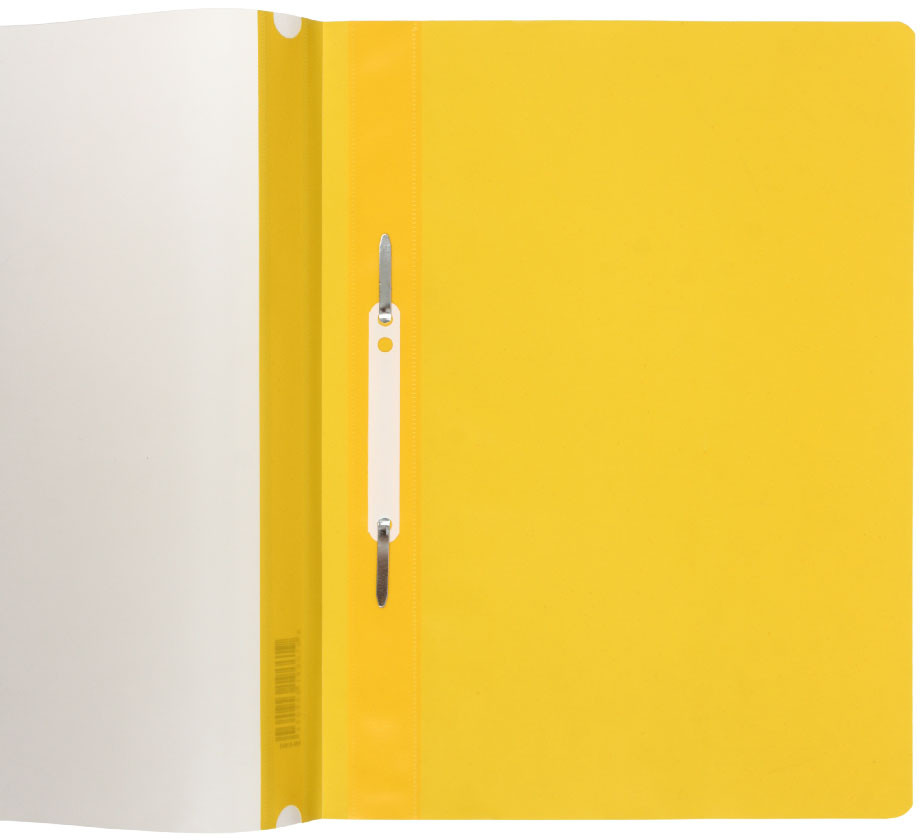 Папка-скоросшиватель пластиковая А4 «Стамм» толщина пластика 0,18 мм, желтая