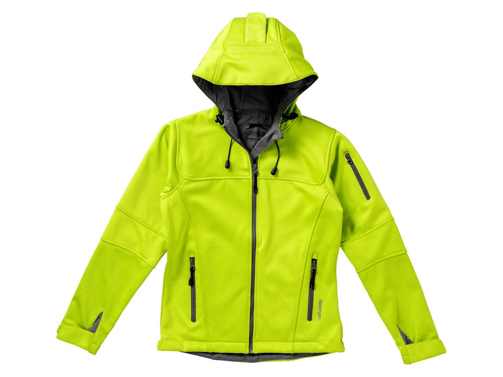 Куртка софтшел Match женская, св.зеленый/серый - фото 3 - id-p220743842