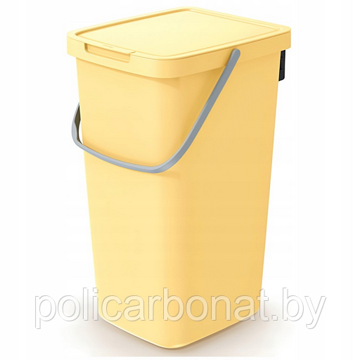 Урна для мусора COLLECT 25 литров, желтый - фото 1 - id-p220743520