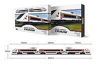 Железная дорога "Городские линии" с поездом на батарейках