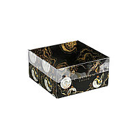 Коробка для кондитерских изделий с PVC крышкой « Gold » (Россия, 120х600х115мм)