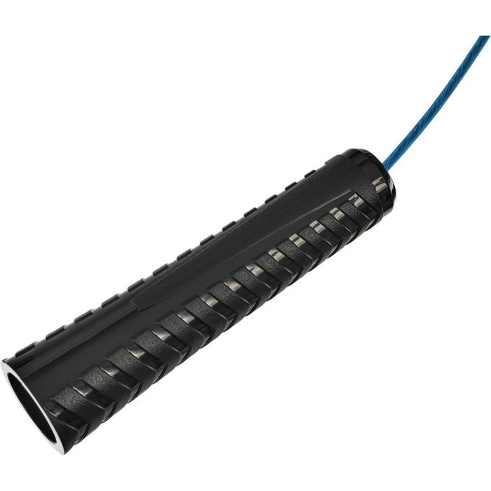 Скакалка с металлическим шнуром Bradex SF 0879, для фитнеса, 3 метра, синяя - фото 4 - id-p220744878