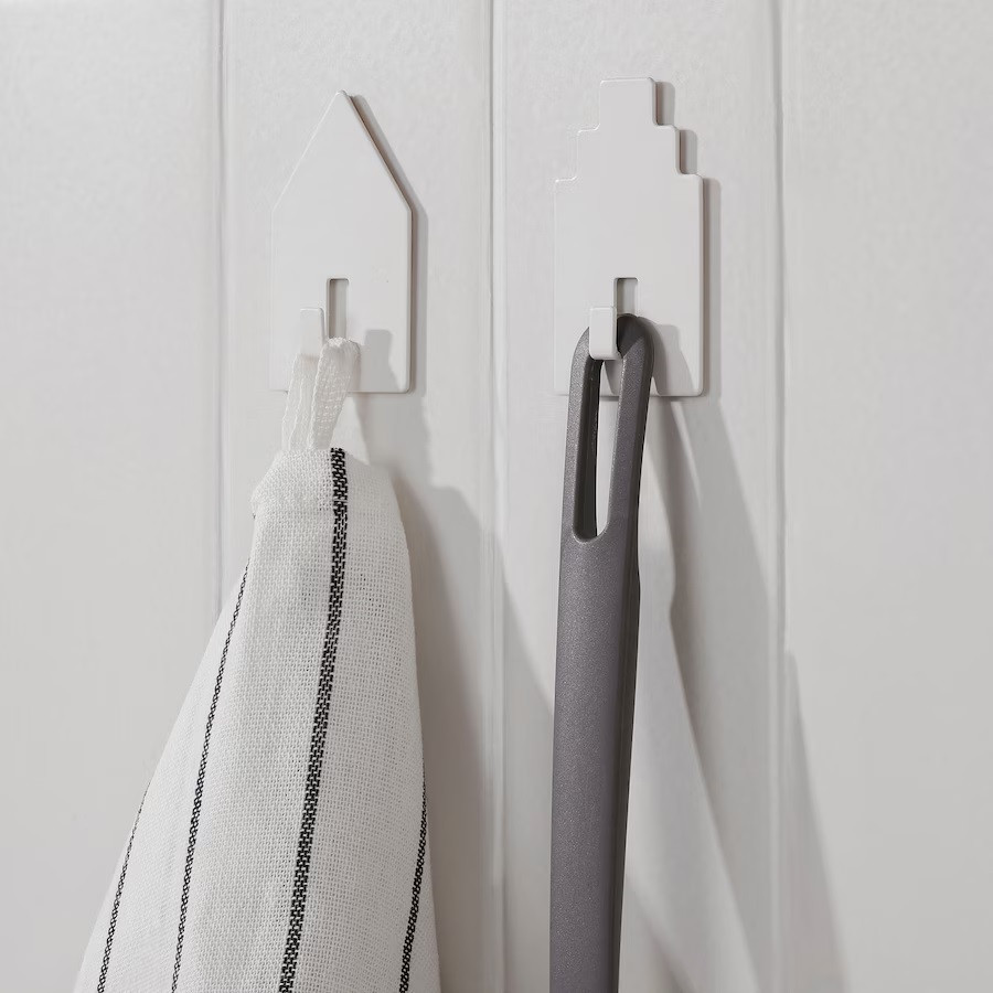 IKEA/ ТИППВАГН Крючок самоклеящийся дом/белый - фото 3 - id-p220746112