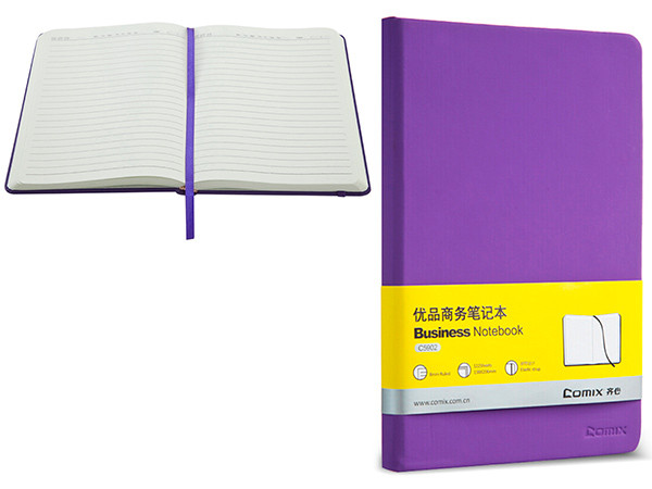 Ежедневник Comix ф.А5 недатированный фиолетовый на резинке (цена с НДС) - фото 1 - id-p220746304
