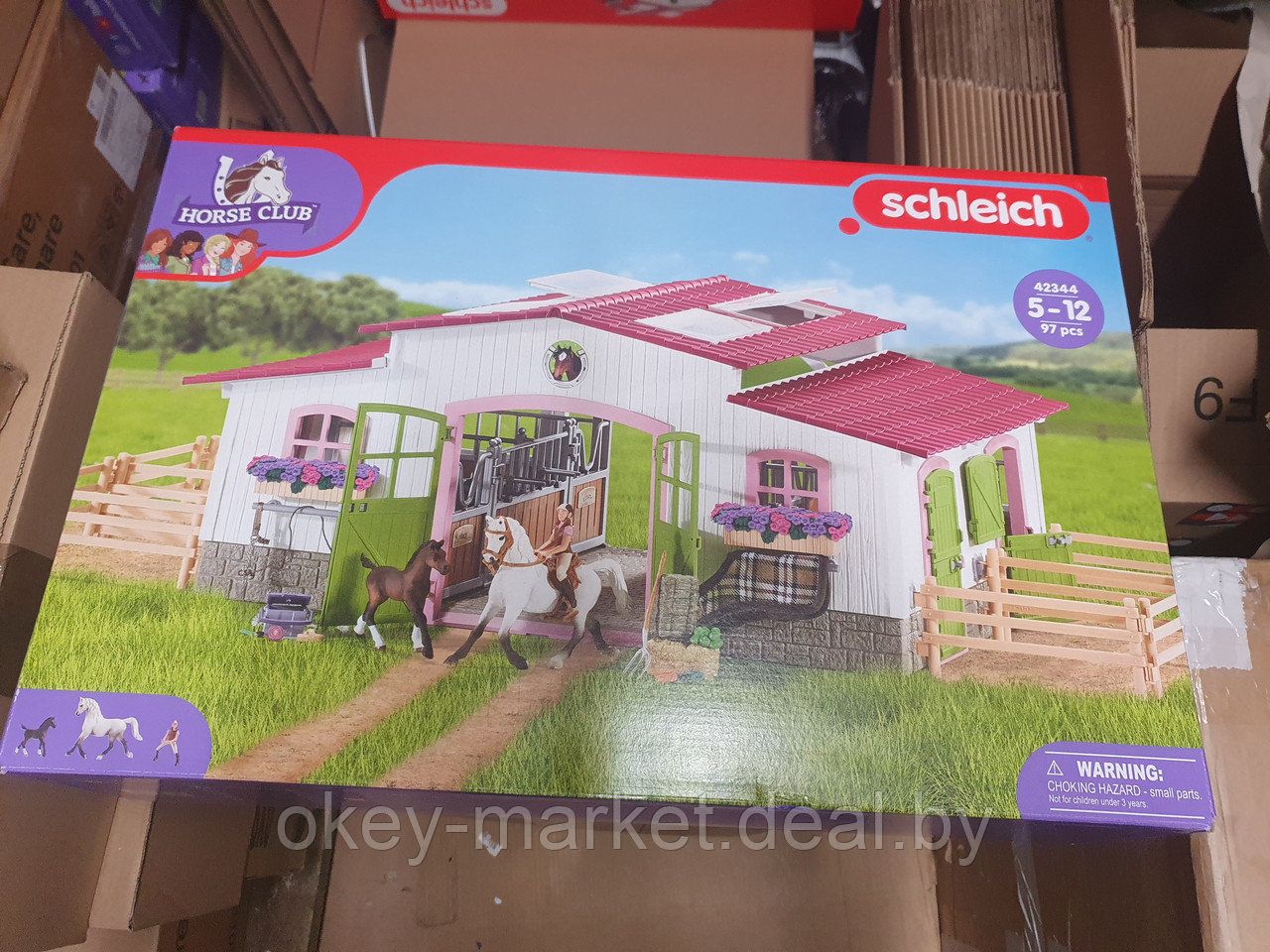 Игровой наор Schleich Центр верховой езды с лошадьми и наездником 42344 - фото 7 - id-p112942199