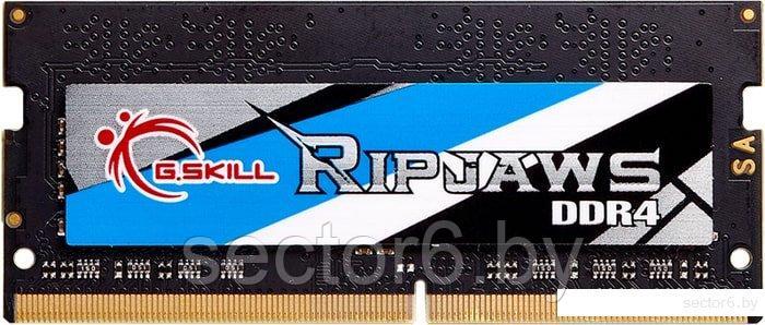 Оперативная память G.Skill Ripjaws 8GB DDR4 SODIMM PC4-25600 F4-3200C22S-8GRS