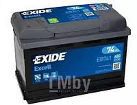 Аккумулятор EXIDE EXCELL 12V 74AH 680A ETN 1(L+) B13 278x175x190mm 18.29kg