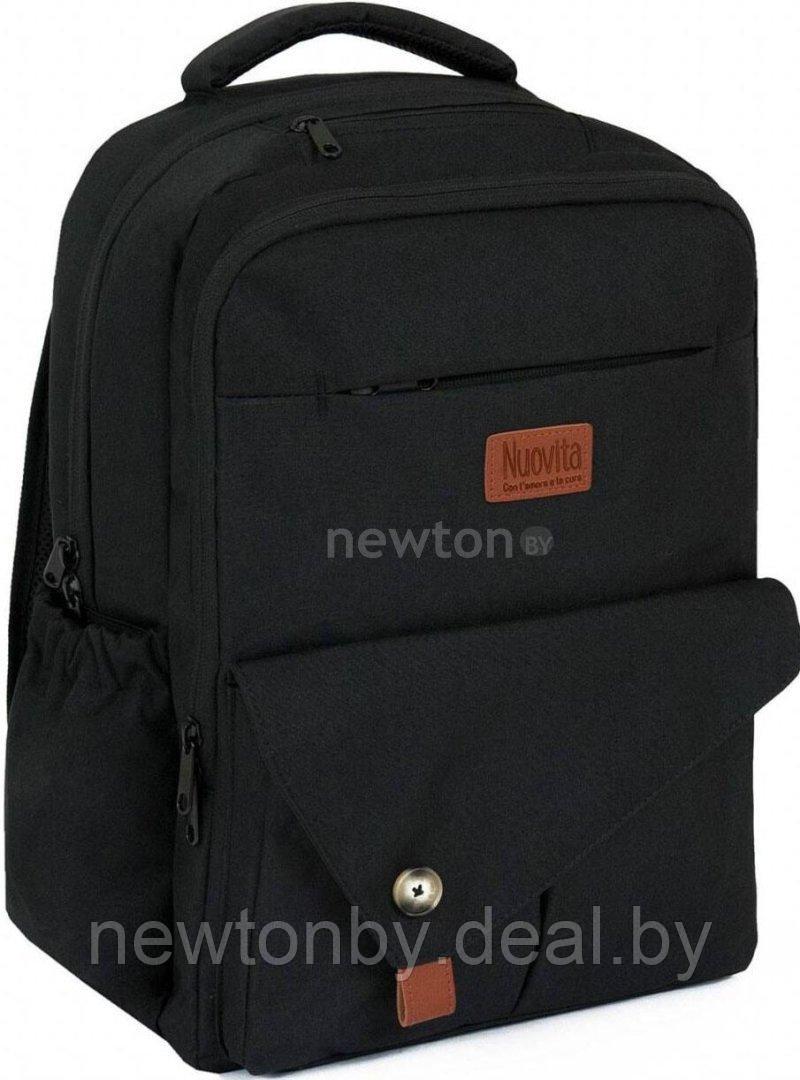 Рюкзак для мамы Nuovita CapCap Tour (черный) - фото 1 - id-p220749860