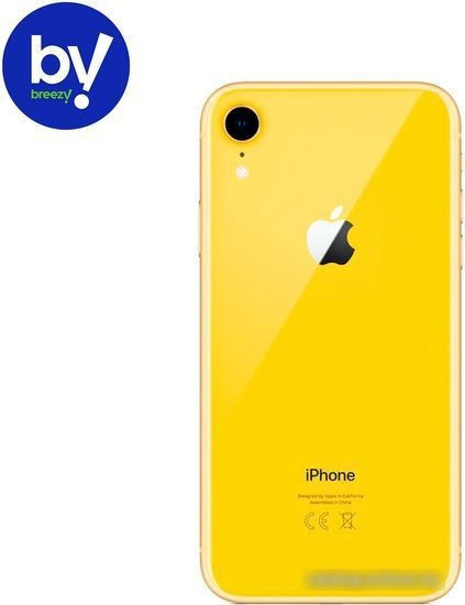 Apple iPhone XR 64GB Восстановленный by Breezy, грейд B (желтый) - фото 2 - id-p220750514