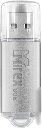 USB Flash Mirex Unit Silver 8GB [13600-FMUUSI08] - фото 1 - id-p220750221