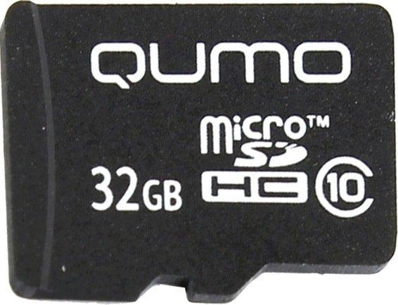 Карта памяти QUMO microSDHC QM32GMICSDHC10NA 32GB - фото 1 - id-p220750231