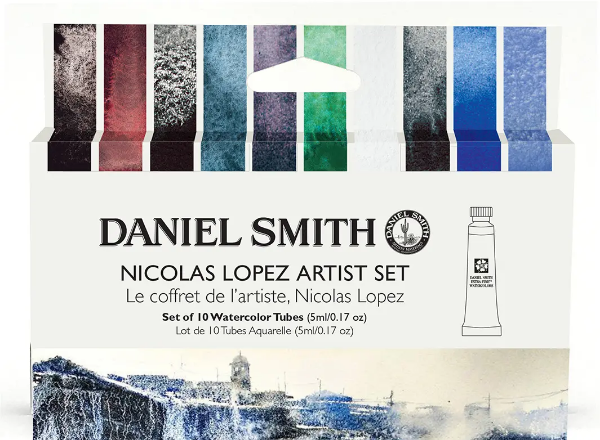 Набор акварели Daniel Smith 5 мл Tubes - Nicolas Lopez Artist Set - 10 туб - фото 1 - id-p220750577
