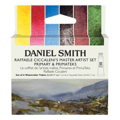 Набор акварели Daniel Smith 5 мл Tubes - Raffaele Ciccaleni's Master Artist Set Primary & Primateks - 6 туб - фото 1 - id-p220750715