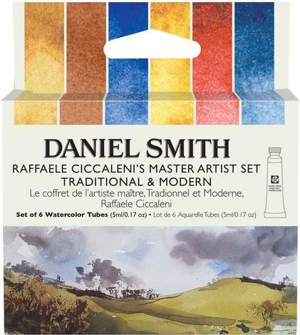 Набор акварели Daniel Smith 5 мл Tubes - Raffaele Ciccaleni's Master Artist Set Traditional & Modern - 6 туб - фото 1 - id-p220750765