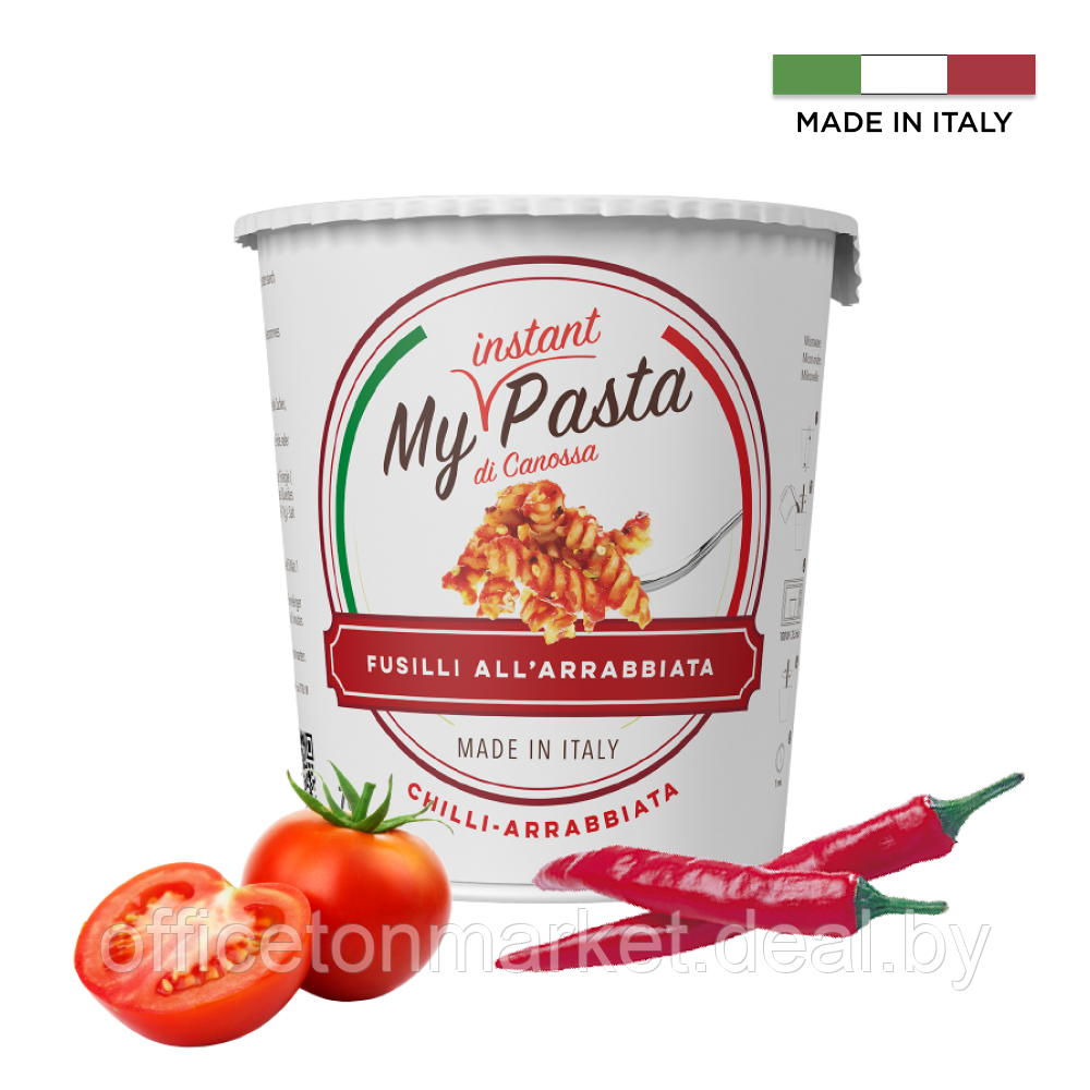 Паста фузилли "My instant pasta" с соусом арабьята, 70г - фото 1 - id-p220618375