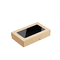 Бумажный контейнер OneBox 1000 МЛ Черный Вельвет