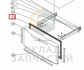 Уплотнитель холодильника Haier 0060821628 HRF-339MF