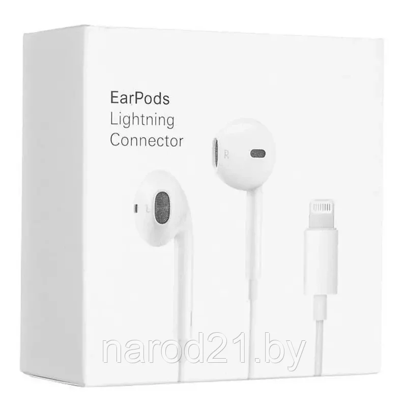 Наушники для Apple iPhone EarPods Lighting Connector - фото 1 - id-p158874632