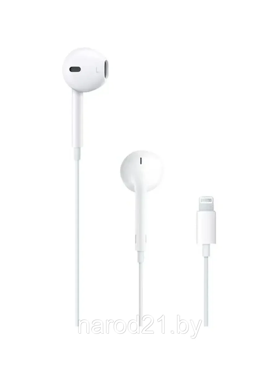 Наушники для Apple iPhone EarPods Lighting Connector - фото 2 - id-p158874632