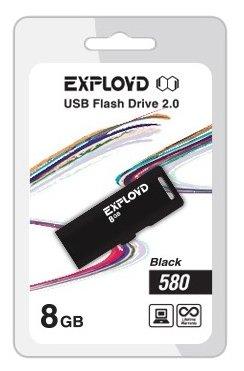 USB Flash Exployd 580 8GB (черный)