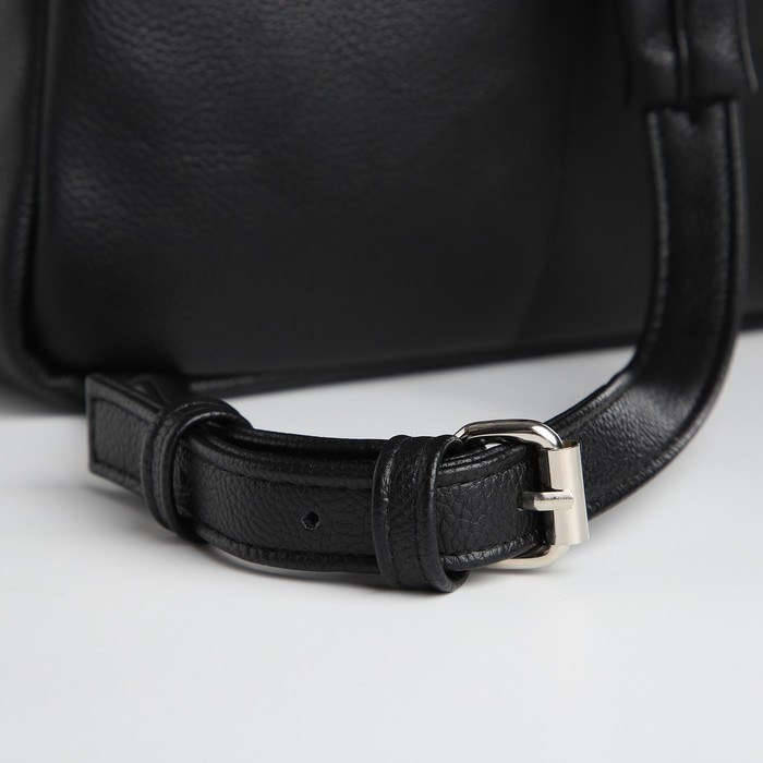 Рюкзак-сумка Т1679.1, TEXTURA, 26*10*35, отд на молнии, н/карман, черный - фото 5 - id-p220755660