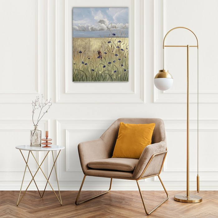 Картина по номерам с поталью 40 × 50 см «Золотая рожь» 24 цветов - фото 2 - id-p220755791