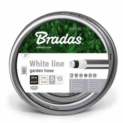 Шланг поливочный 1/2" 20м Bradas White Line (WWL1/220) - фото 1 - id-p220756635