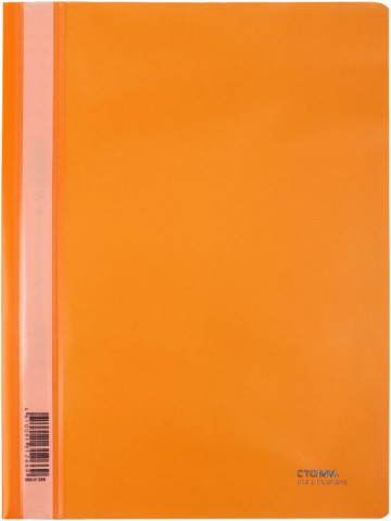 Папка-скоросшиватель пластиковая А4 «Стамм.» толщина пластика 0,18 мм, оранжевая - фото 2 - id-p220754563