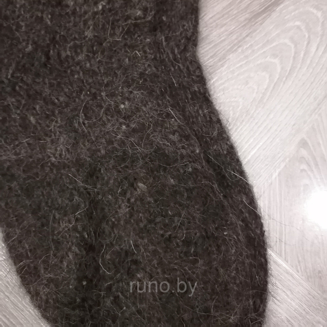 Носки толстые собачья шерсть вязаные без резинки - фото 3 - id-p220756854