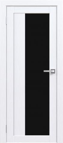 Двери межкомнатные экошпон Амати 9 Черное стекло - фото 3 - id-p120996086