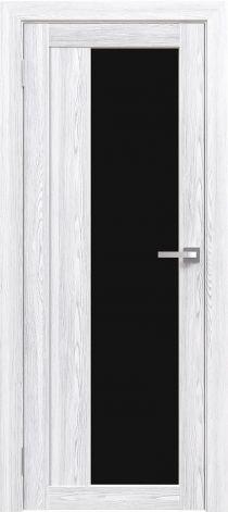 Двери межкомнатные экошпон Амати 9 Черное стекло - фото 4 - id-p120996086